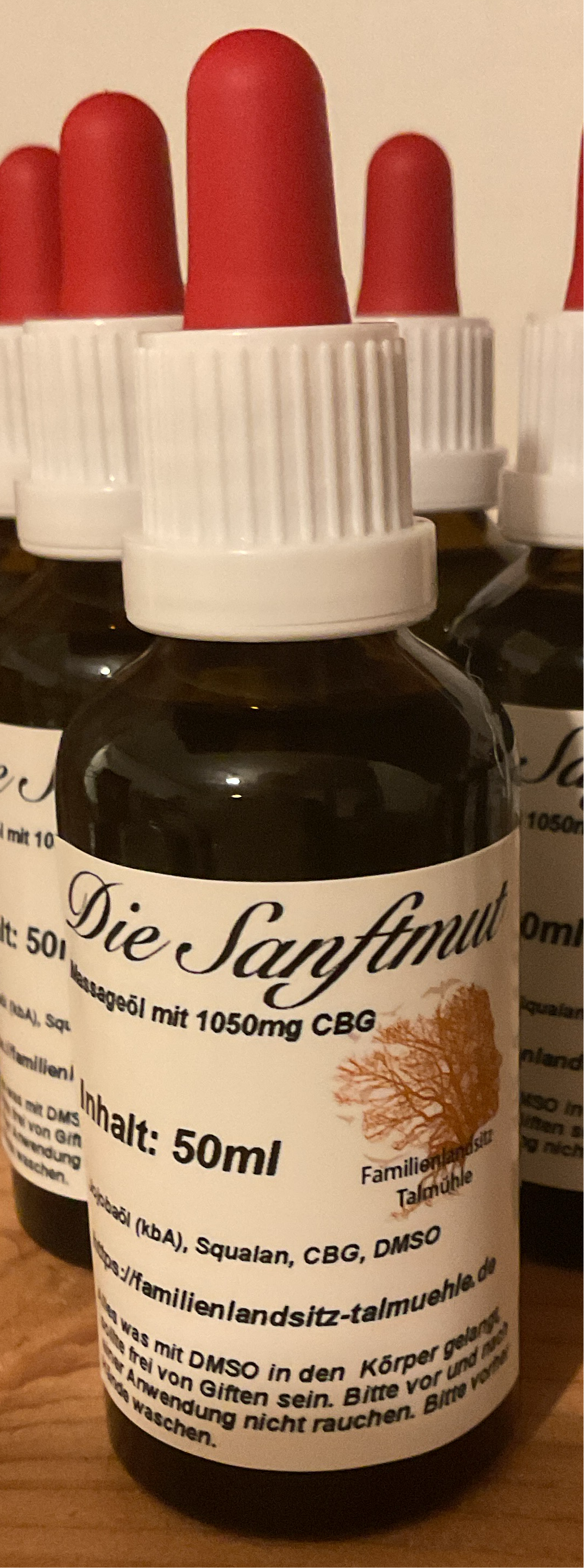 Die Sanftmut - 1000mg Cannabigerol pro 50ml - Aromaöl