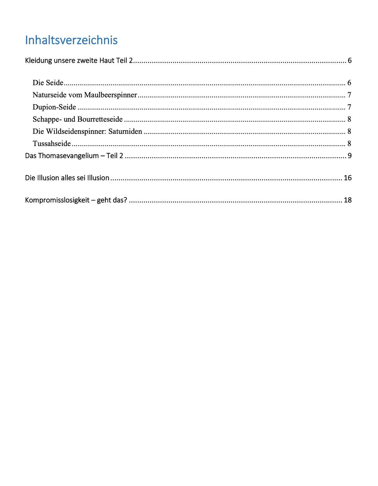 Magazin "Wedischer Studienkreis" Nr.39